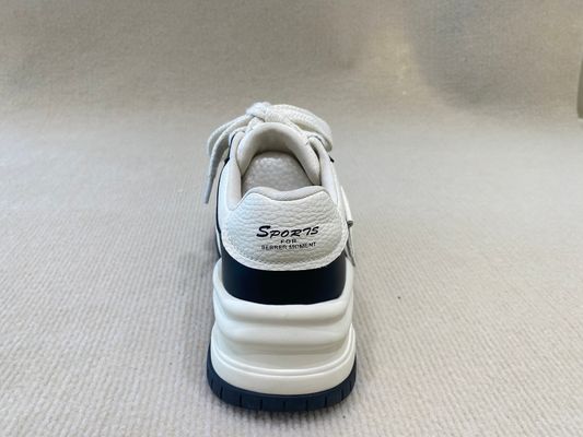 Thick Soled Womens Trainers Leather Breathable Best Walking Shoes For Women